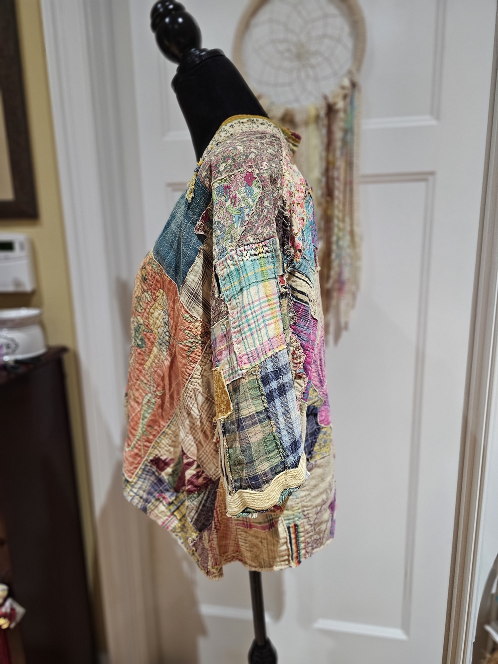 Magnolia Pearl Patchwork Dekker Kimono, REVERSIBLE - NWT - Picture 2 of 16